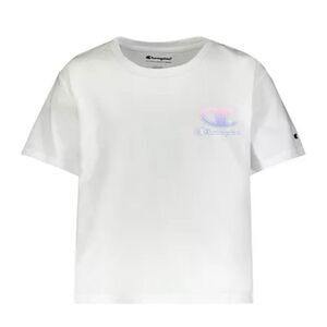 CHAMPION Big Girls Ombre Script Boxy Short Sleeve, top T-shirt XL